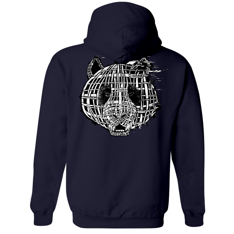 Unisex Medium Navy Style_Zip_Hoodie
