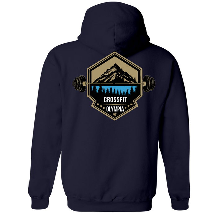 Unisex Medium Navy Style_Zip_Hoodie