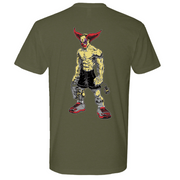 Mens Medium Military Green Style_T-Shirt