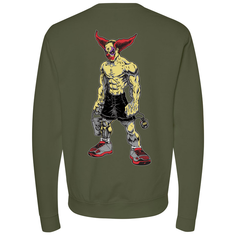 Mens Medium Army Style_Sweatshirt