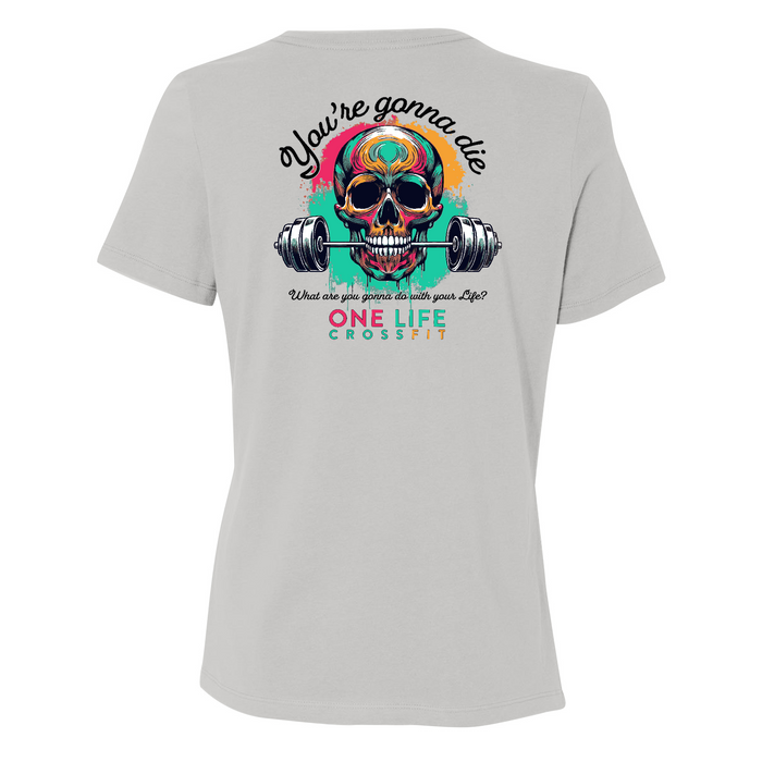 Womens Medium Solid Athletic Grey Style_T-Shirt