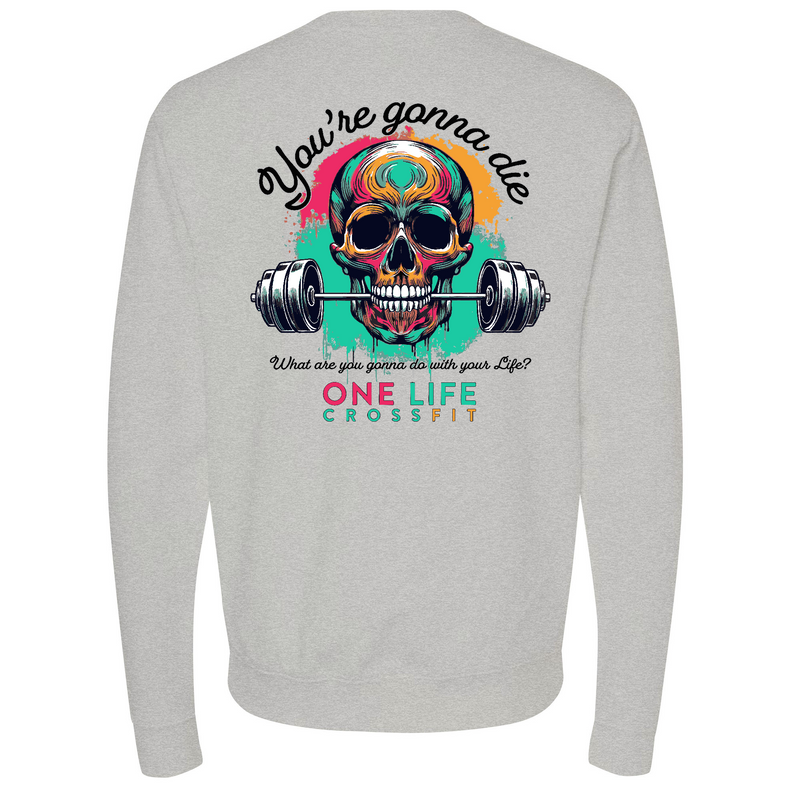 Mens Medium Grey Heather Style_Sweatshirt
