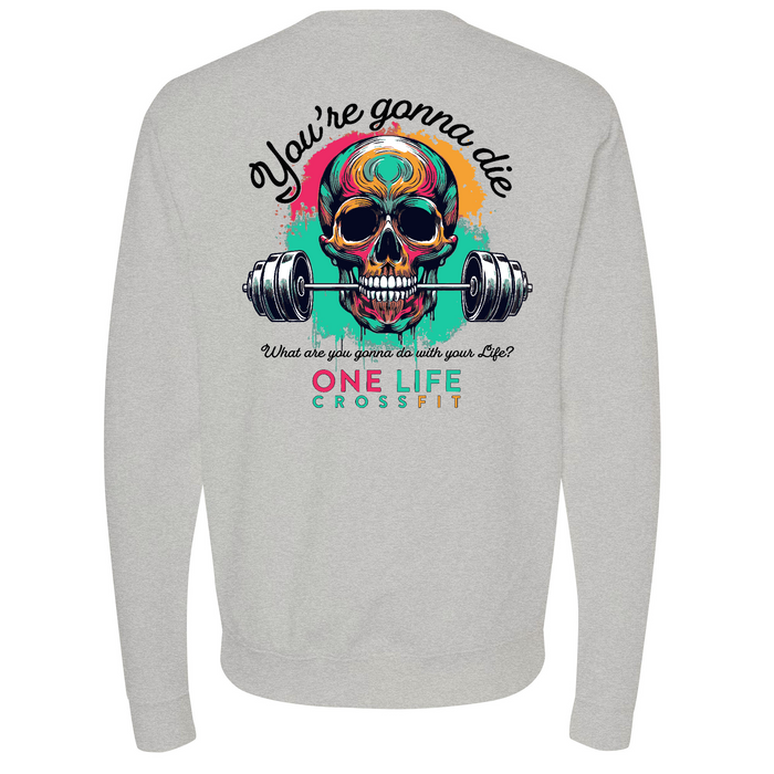 Mens Medium Grey Heather Style_Sweatshirt