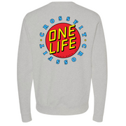 Mens Medium Grey Heather Style_Sweatshirt