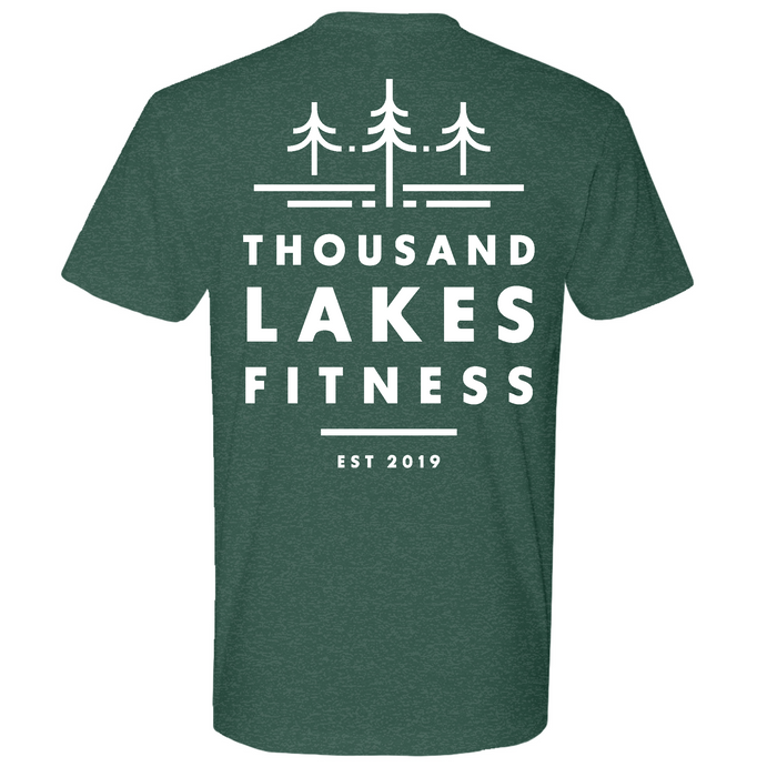 Mens Medium Heather Forest Green Style_T-Shirt