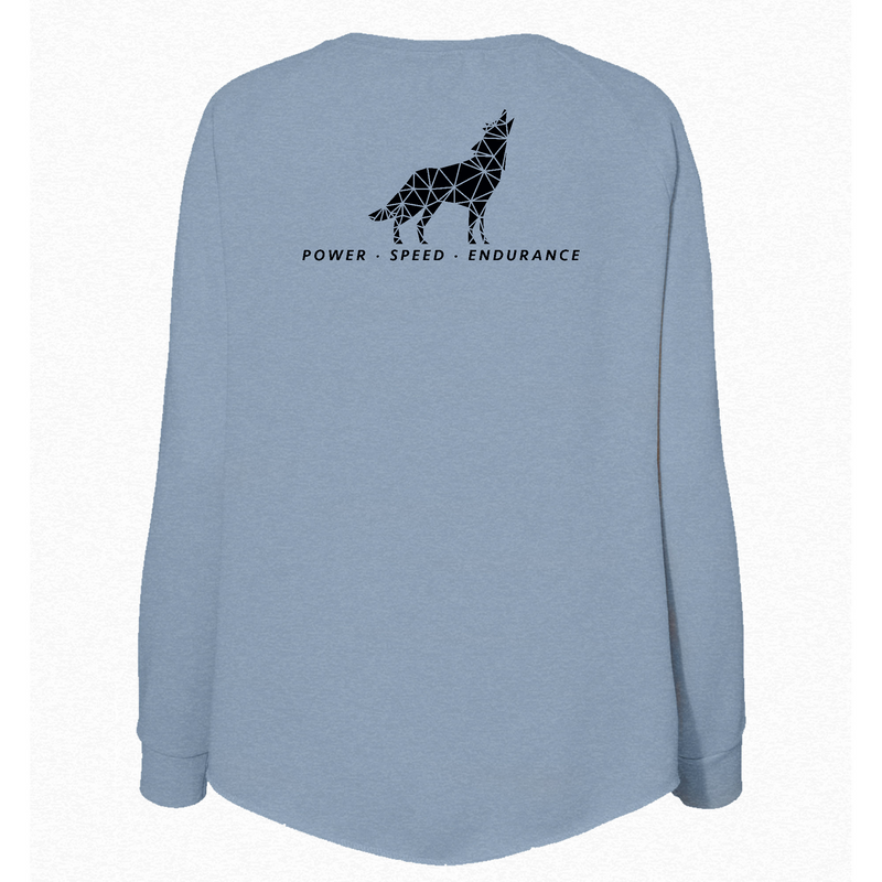 Womens Medium Misty Blue Style_Sweatshirt