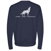 Mens Medium Classic Navy Heather Style_Sweatshirt
