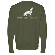 Mens Medium Army Style_Sweatshirt