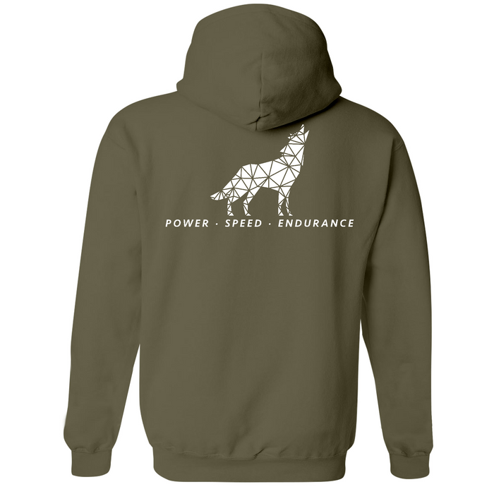 Mens Medium Army Style_Hoodie