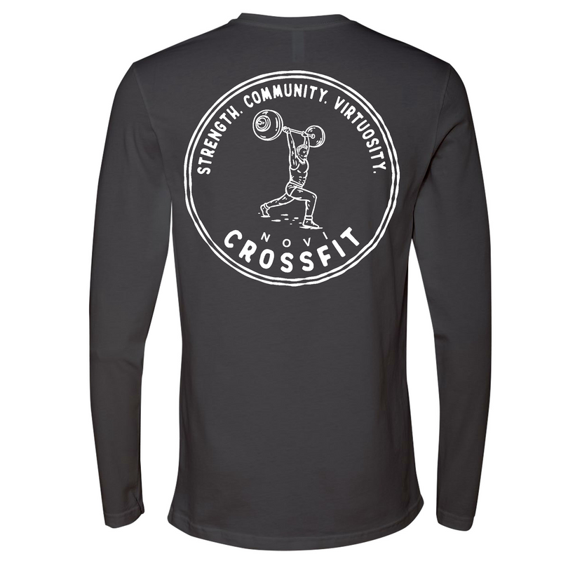 Mens Medium Heavy Metal Style_Long Sleeve