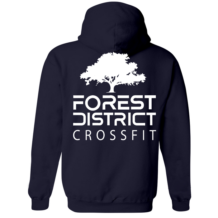 Unisex Medium Navy Style_Zip_Hoodie