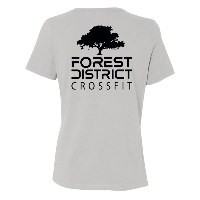 Womens Medium Solid Athletic Grey Style_T-Shirt