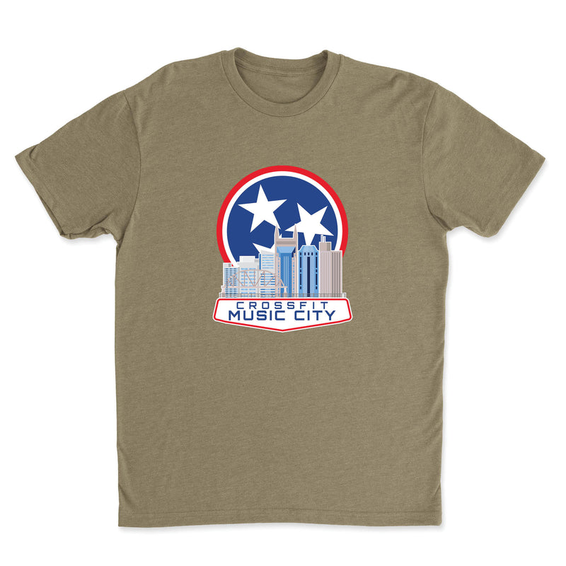 CrossFit Music City - Skyline - Mens - T-Shirt