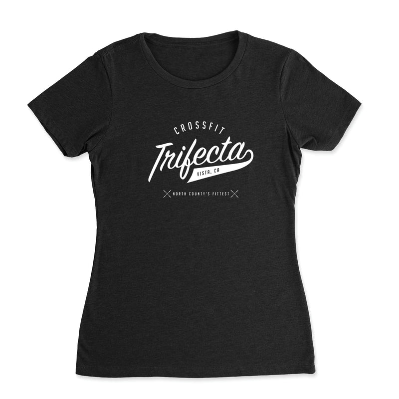 CrossFit Trifecta - Cursive - Womens - T-Shirt