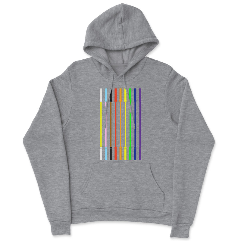 JP CrossFit Pride Flag Barbells Mens - Hoodie