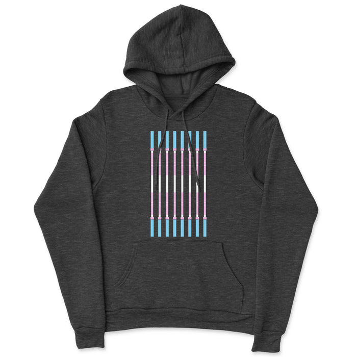 JP CrossFit Trans Flag Barbells Mens - Hoodie