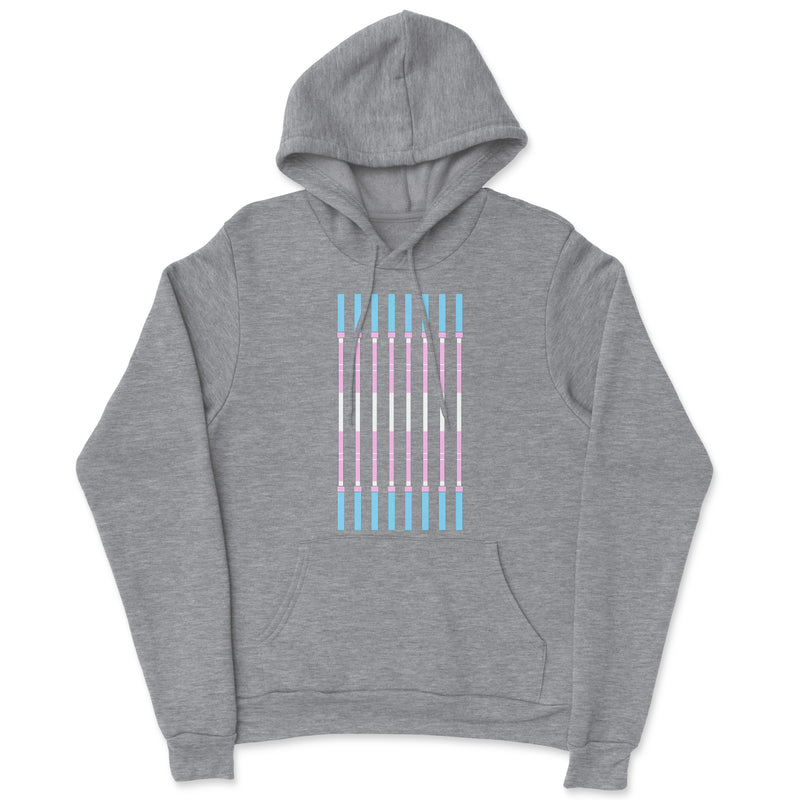 JP CrossFit Trans Flag Barbells Mens - Hoodie