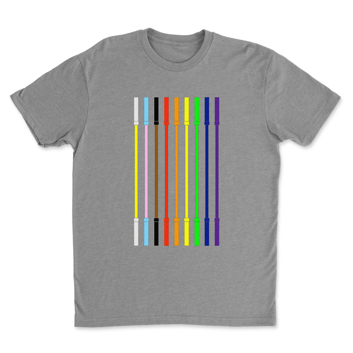 JP CrossFit Pride Flag Barbells Mens - T-Shirt