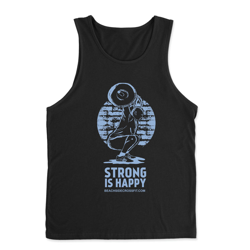 BeachSide CrossFit Strong Is Happy Mens - Tank Top
