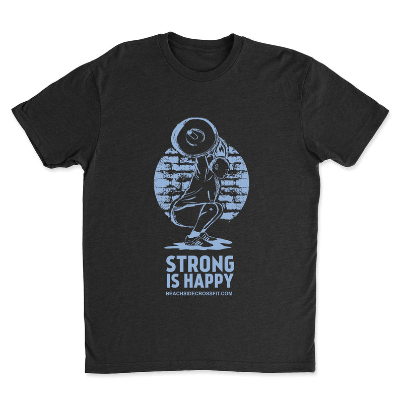 BeachSide CrossFit Strong Is Happy Mens - T-Shirt