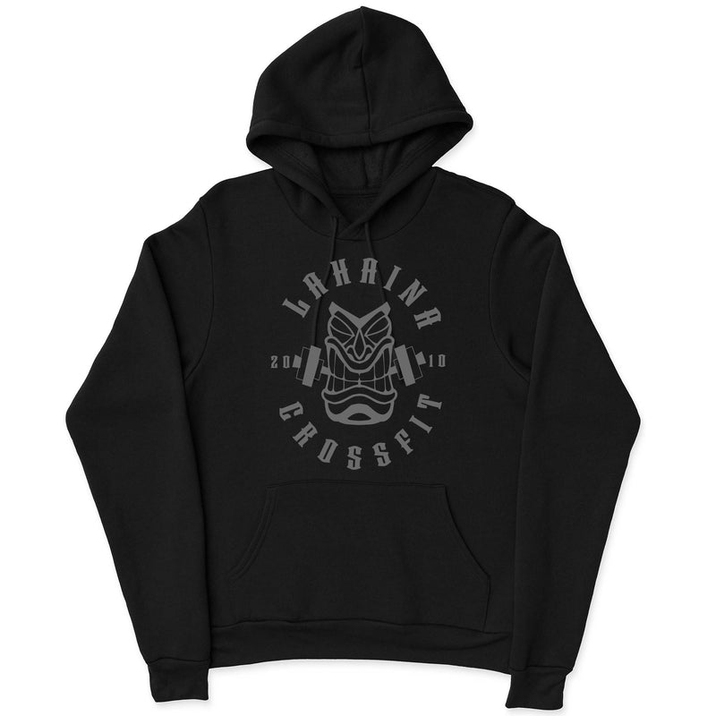 Lahaina CrossFit TIKI Gray Mens - Hooded T-Shirt