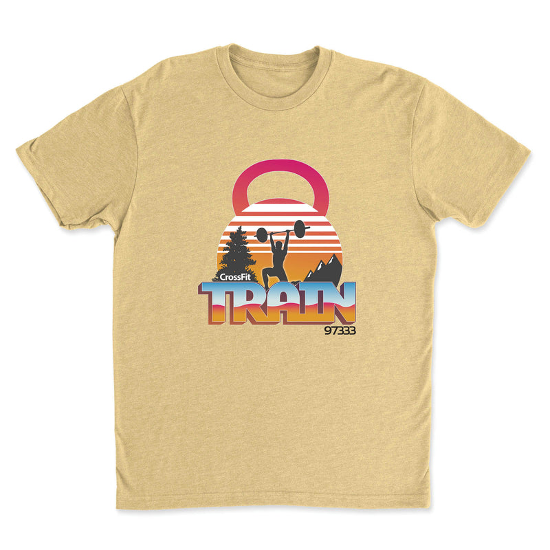 CrossFit Train 97333 Retro - Mens - T-Shirt