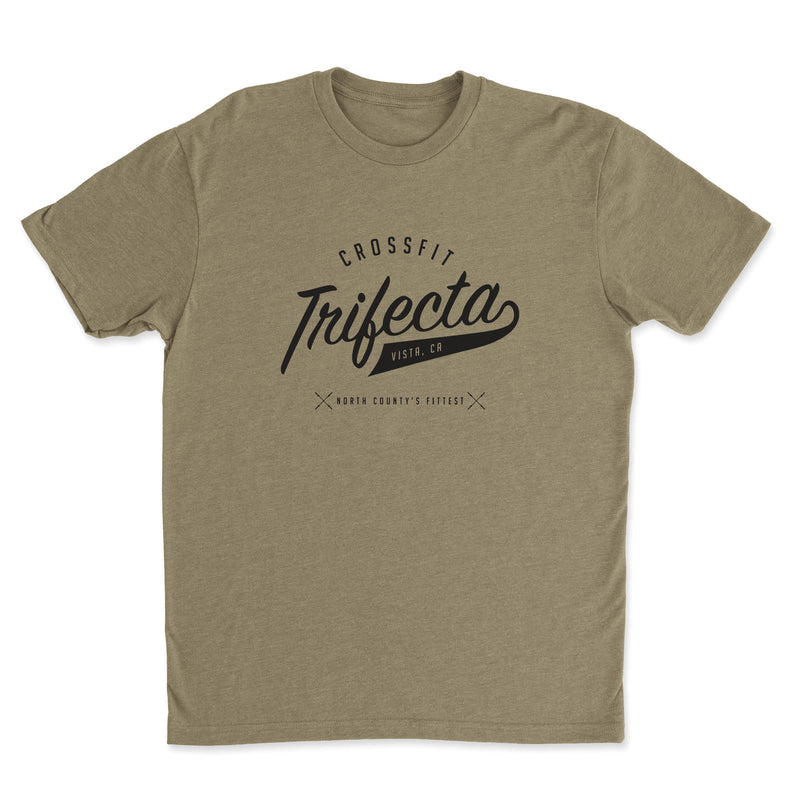 CrossFit Trifecta - Cursive - Mens - T-Shirt