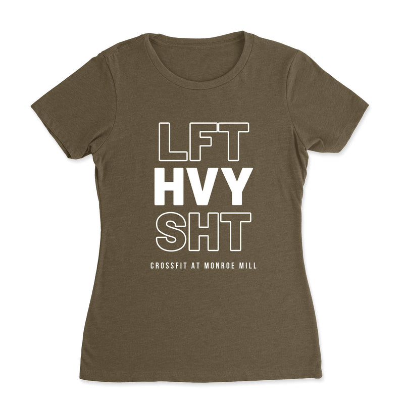 CrossFit at Monroe Mill - LFT HVY SHT - Women's T-Shirt