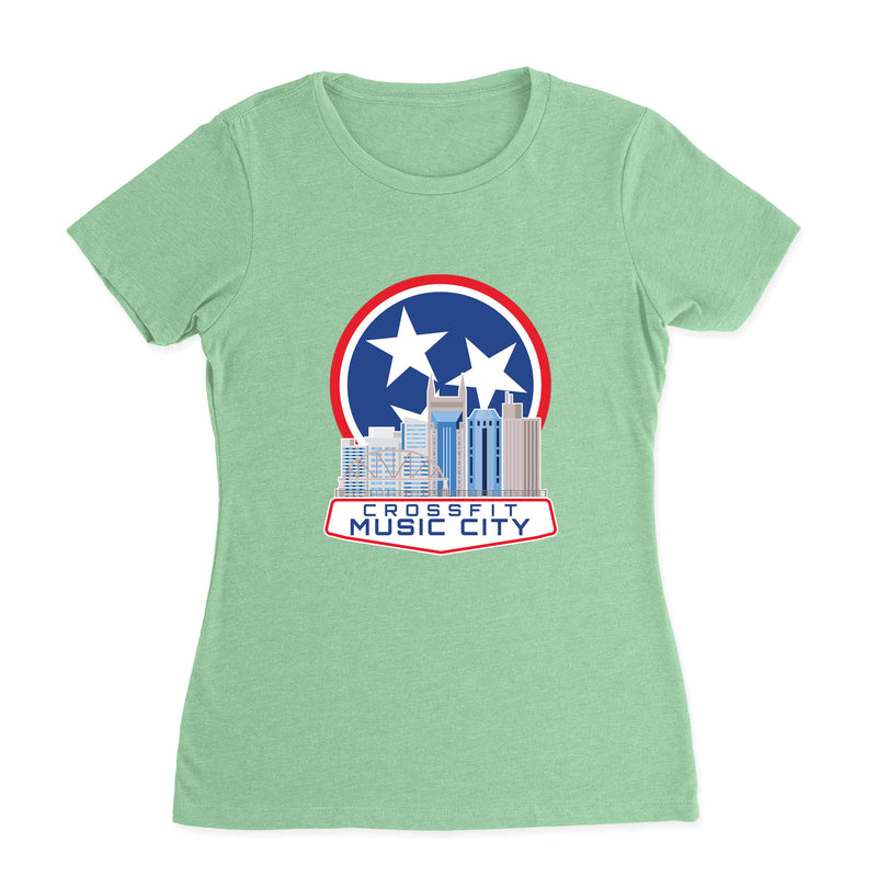 CrossFit Music City - Skyline - Womens - T-Shirt