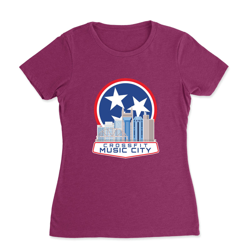 CrossFit Music City - Skyline - Womens - T-Shirt