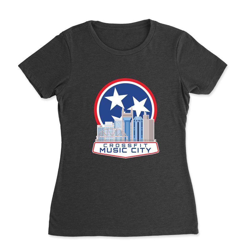 CrossFit Music City - Skyline - Womens - T-Shirt