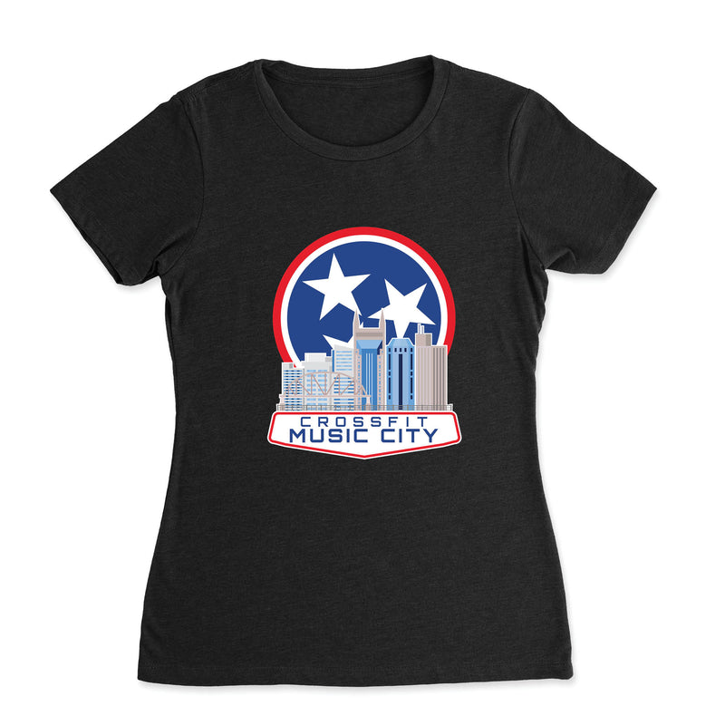 CrossFit Music City - Skyline - Womens - T-Shirt