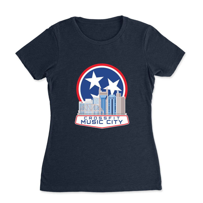 CrossFit Music City - Skyline - Womens - T-Shirt