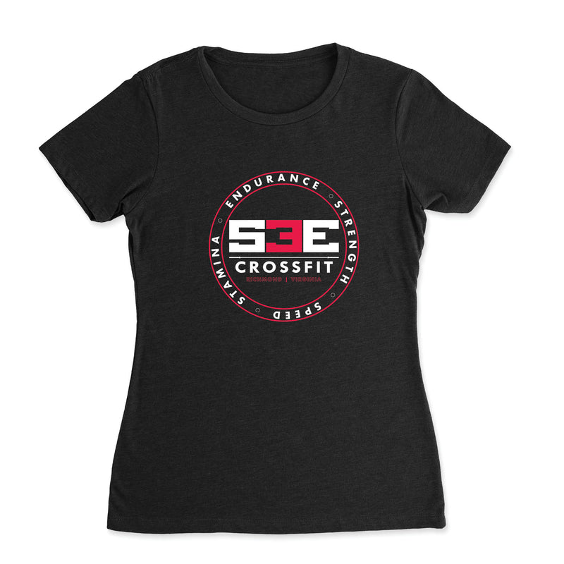 S3E CrossFit Round - Womens - T-Shirt