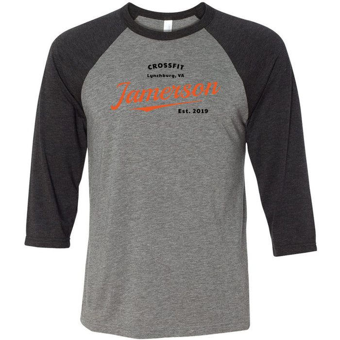 Jamerson CrossFit - 100 - Insignia 2 - Men's Baseball T-Shirt