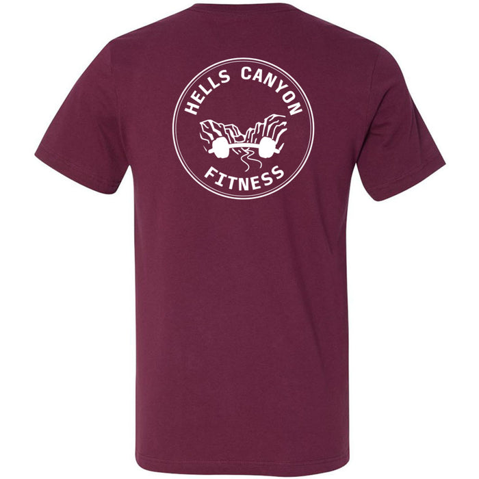 Hells Canyon CrossFit - 200 - One Color - Men's V-Neck T-Shirt