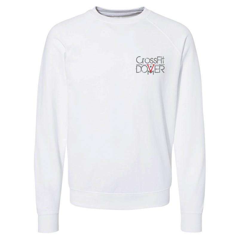 Mens 2X-Large WHITE CrewNeck