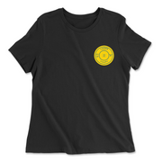 Womens 2X-Large BLACK Relaxed Jersey T-Shirt