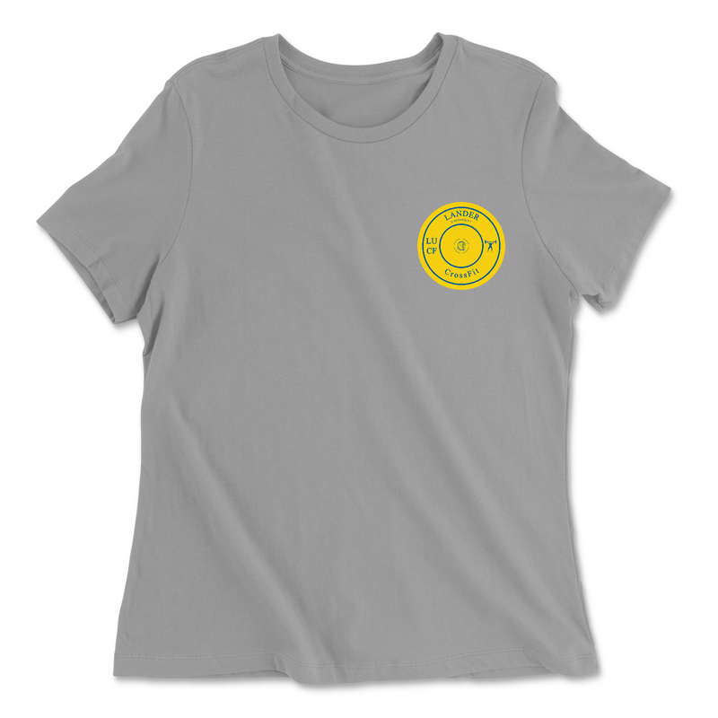 Womens 2X-Large SOLID_ATHETIC_GREY Relaxed Jersey T-Shirt