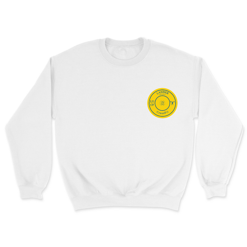 Mens 2X-Large WHITE Midweight Sweatshirt