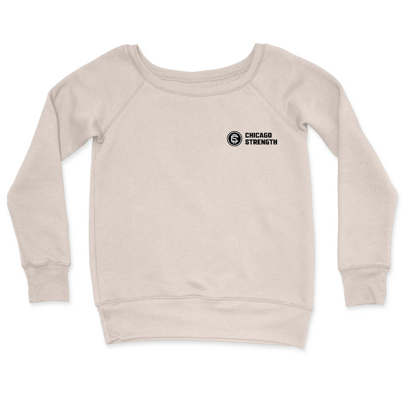 Chicago Strength Round Pocket Womens - CrewNeck
