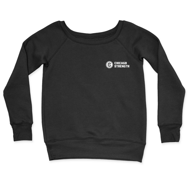 Chicago Strength Round Pocket Womens - CrewNeck