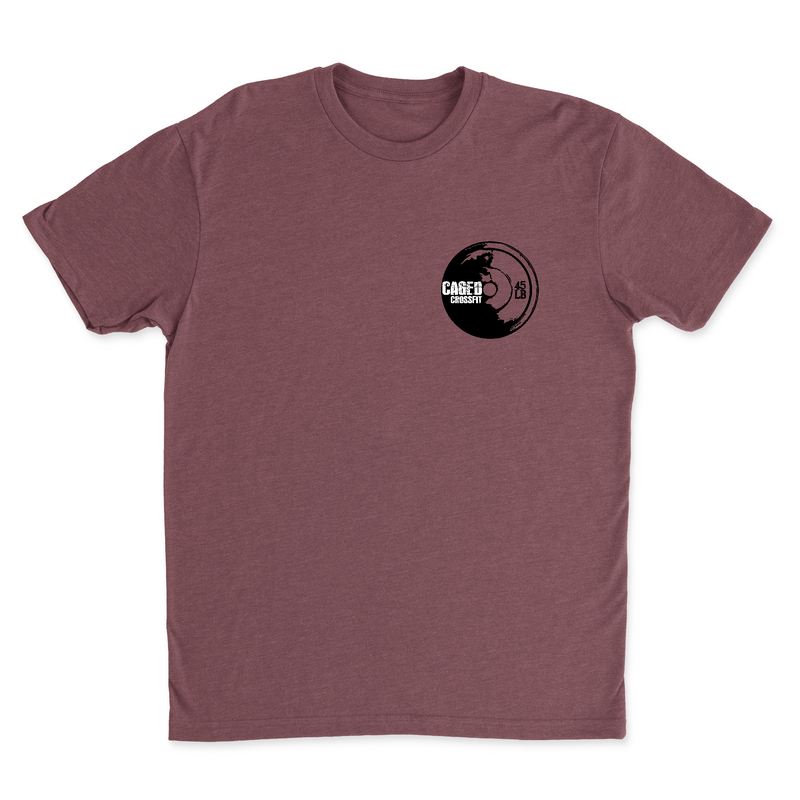 Mens 2X-Large HEATHER_MAROON T-Shirt