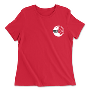 Womens 2X-Large RED Relaxed Jersey T-Shirt