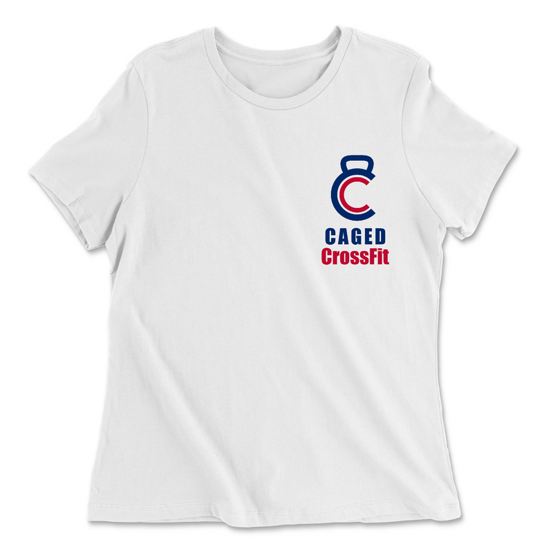 Womens 2X-Large WHITE Relaxed Jersey T-Shirt