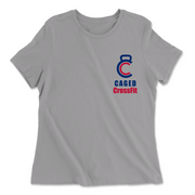 Womens 2X-Large SOLID_ATHETIC_GREY Relaxed Jersey T-Shirt