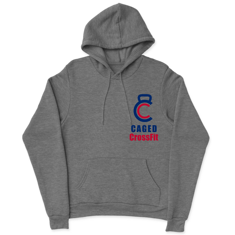 Mens 2X-Large GUNMETAL_HEATHER Hooded T-Shirt