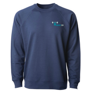 Mens 2X-Large INDIGO CrewNeck