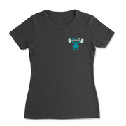 Womens 2X-Large BLACK T-Shirt