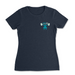 Womens 2X-Large DARK_NAVY T-Shirt
